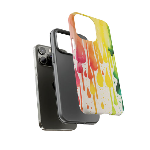 Rainbow Spring Showers - Impact Resistant Phone Case